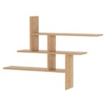 Ράφι τοίχου Germen Oak μελαμίνη 118x20x82cm ed5678 - Image 3