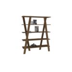 Βιβλιοθήκη Conde καρυδί μελαμίνη 120x25x150εκ ed5685 - Image 4