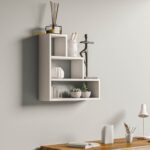 Ραφιέρα Piramit άσπρο μελαμίνη 62x18x62εκ ed5688