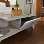 Τραπέζι σαλονιού Arsenal άσπρο Cordoba μελαμινή 90x60x33εκ ed5694 - Image 5