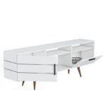 Έπιπλο τηλεόρασης Termini λευκό 179 5x37x63 2cm ed5701 - Image 3