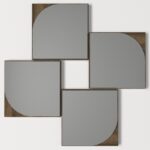 Καθρέφτης Luna μελαμίνη 25x25cm ed5710 - Image 4