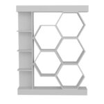 Βιβλιοθήκη Sueno άσπρο μελαμίνη 140x29 6x177 4εκ ed5712 - Image 4