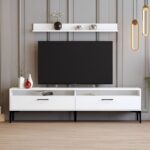 Έπιπλο τηλεόρασης Istanbul άσπρο 180x35x47cm ed5727