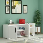 Έπιπλο εισόδου Sunrise άσπρο μελαμίνη 110x35x49 8εκ ed5744 - Image 5