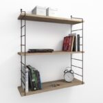 Ράφι τοίχου Armoni καφέ μελαμίνη 72x85x20cm ed5762