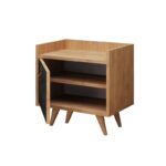 Κομοδίνο Altro μελαμίνη 50x40x55cm oak γκρι ed5769 - Image 3