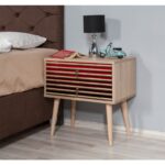 Κομοδίνο Two μελαμίνη 60x40x61cm ed5770