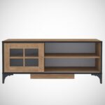 ΄΄Έπιπλο τηλεόρασης Revival oak 125x42x54cm μελαμίνη ed5780 - Image 3