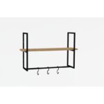 Ράφι τοίχου Able Sapphire Oak μελαμίνη 69x19x50cm ed5805 - Image 3