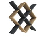 Ραφιέρα Semo Sapphire ανθρακί μελαμίνη 79x19 6x79εκ ed5807 - Image 3