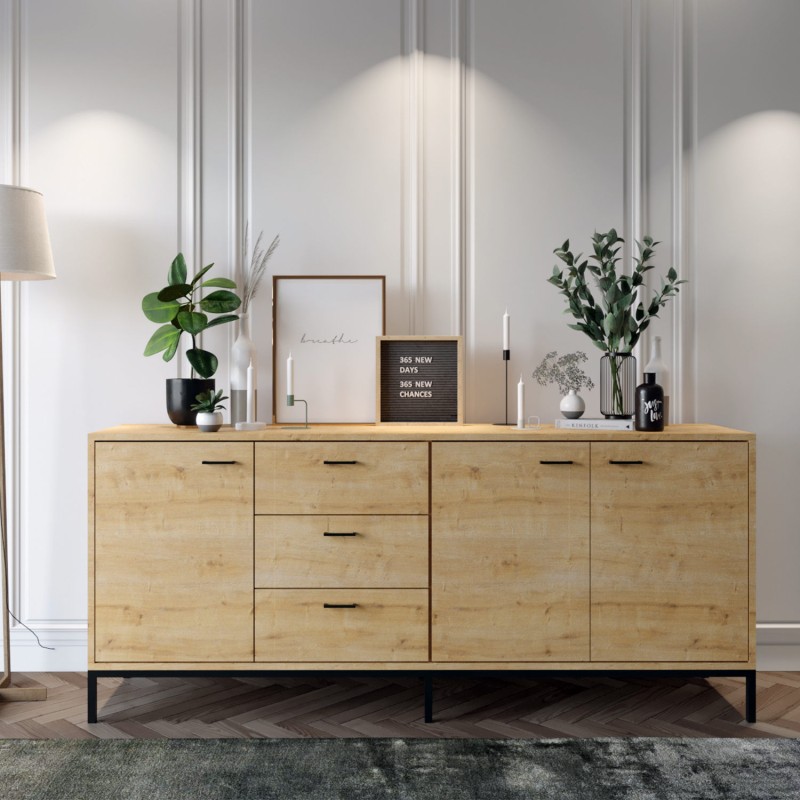 5809_0-800x800 Μπουφέ Porta 180x45x80cm μελαμίνη ed5809 - Image 1