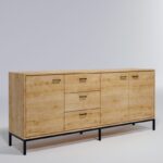 Μπουφέ Porta 180x45x80cm μελαμίνη ed5809 - Image 3