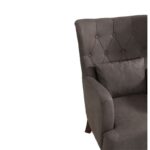 Πολυθρόνα Marta ανθρακί 78x80x96cm ed5810 - Image 4