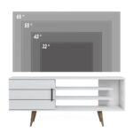 Έπιπλο τηλεόρασης Termini λευκό 150x37x63 2cm ed5835 - Image 2