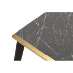 Βοηθητικά τραπεζάκια σαλονιού Antiqua μαύρη χρυσή μελαμίνη 42 5x33 5x37cm ed5844 - Image 4