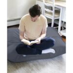 Πουφ Cushion 100x100 αδιάβροχο ύφασμα Fume ed5850 - Image 3