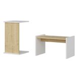 Βοηθητικό τραπέζι Apollon Sapphire χρώμα μελαμίνη 63 6x35cm ed5858 - Image 3