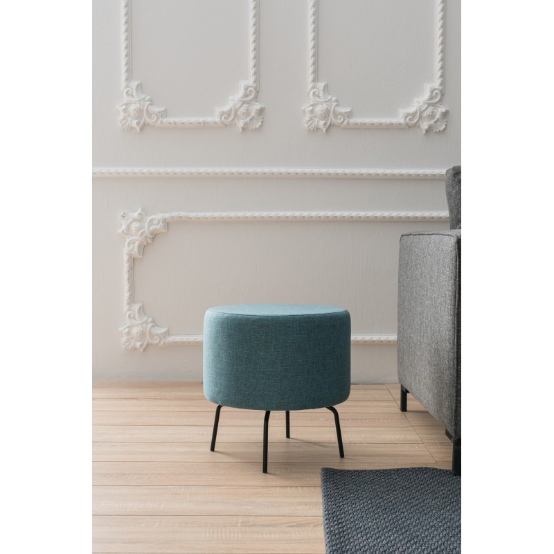 5859_0-800x800 Σκαμπό Octo τιρκουάζ μεταλλικά πόδια μαύρα 40x40x40εκ ed5859 - Image 1