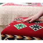 Σκαμπώ Meli κόκκινο 91x42x46cm ed5896 - Image 3