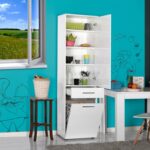 Ντουλάπι Aid άσπρο μελαμίνη 52x38x187εκ ed5901 - Image 4