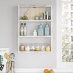 Ραφιέρα Dole άσπρο μάρμαρο μελαμίνη 43 2x9x60εκ ed5909 - Image 3