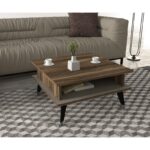 Τραπεζάκι σαλονιού Logo 72x72x38 2cm μελαμίνη ed5925