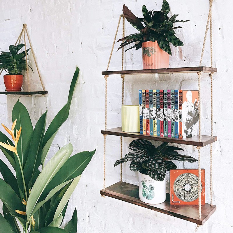 5938_0-800x800 Ραφιέρα Raf καρυδί ξύλο 60x13x120εκ ed5938 - Image 1