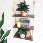 Ραφιέρα Raf καρυδί ξύλο 60x13x120εκ ed5938 - Image 5