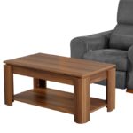 Τραπέζι σαλονιού Shelf καρυδί μελαμίνη 104x56x47εκ ed5973 - Image 5