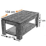 Τραπέζι σαλονιού Shelf καρυδί μελαμίνη 104x56x47εκ ed5973 - Image 2