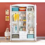 Ντουλάπα Baby Doors άσπρο μελαμίνη 133 1x54 6x201 3εκ d5974 - Image 4