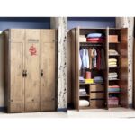 Ντουλάπα Pirata 121x54x203cm μελαμίνη ed5976