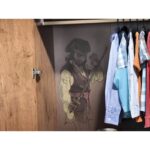 Ντουλάπα Pirata 121x54x203cm μελαμίνη ed5976 - Image 5