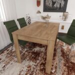 Τραπέζι Single 120x80x78cm μελαμίνη Oak ed5981