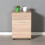 Κομοδίνο Sesami sonoma μελαμίνη 40x39x57cm ed6006