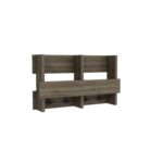 Ραφιέρα μπάνιου Wink καρυδί μελαμίνη 60x15 6x35εκ ed6014 - Image 3