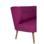 Καναπές διθέσιος Bienville μωβ 141x73x77cm ed6021 - Image 3