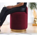 Σκαμπώ Dover κεραμιδί 50x45cm ed6025 - Image 4