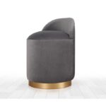 Σκαμπώ Dover γκρι 50x45cm ed6026 - Image 5