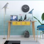 Γραφείο Giallo μελαμίνη 120x60x74cm ed6030