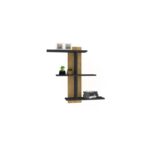 Ραφιέρα Bahro Sapphire ανθρακί μελαμίνη 111x19 6x90εκ ed6040 - Image 4