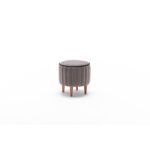 Σκαμπ΄ω Lindy γκρι 40x40cm ed6047 - Image 4