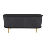 Έπιπλο τηλεόρασης Storari μαύρο ανθρακί 140x43x60cm ed6052 - Image 5