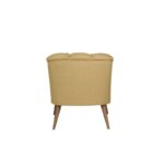 Πολυθρόνα Ovest Milky Brown 75x80x76cm ed6056 - Image 3