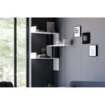 Ράφι τοίχου Bombe άσπρη μελαμίνη 105x20x60cm ed6067