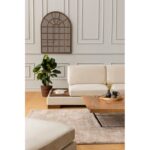 Γωνιακός καναπές Tulip Corner Right χωρίς πουφ μπεζ 193x313cm ed607 - Image 5