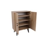 Ντουλαπι Senegal δρυς μαυρο μελαμίνη 70x93 5x35εκ ed6083 - Image 4