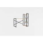 Γραφείο Effe Sapphire χρώμα μέταλλο μελαμίνη 120x60x75cm ed6114 - Image 4