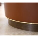 Σκαμπώ Milotte Camel 43x42cm ed6124 - Image 3